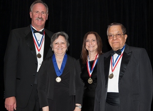 Dr. Adamczyk (second from left) at the National Academies of Practice induction ceremony