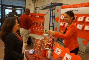 Staff at 13th Annual National Wear Red Day for Women