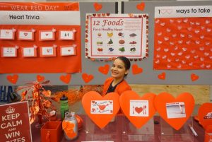 Staff at 13th Annual National Wear Red Day for Women