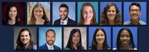 Top (L-R): Shuyi (Suzy) Chen, Christina Cherny, Raymond Farmer, Ivana Grynyk, Emily Shtull, and Sam Lee. Bottom (L-R): Stephen Dellostritto, Anthony Boyd, Melissa Levine, Lisa Wadolowski, and Mariah Marshall.