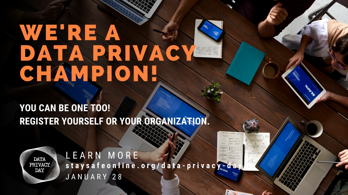 We are a Data Privacy Champion