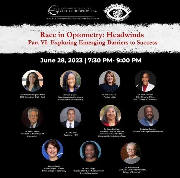 Addresses Race in Optometry with Panel Discussion