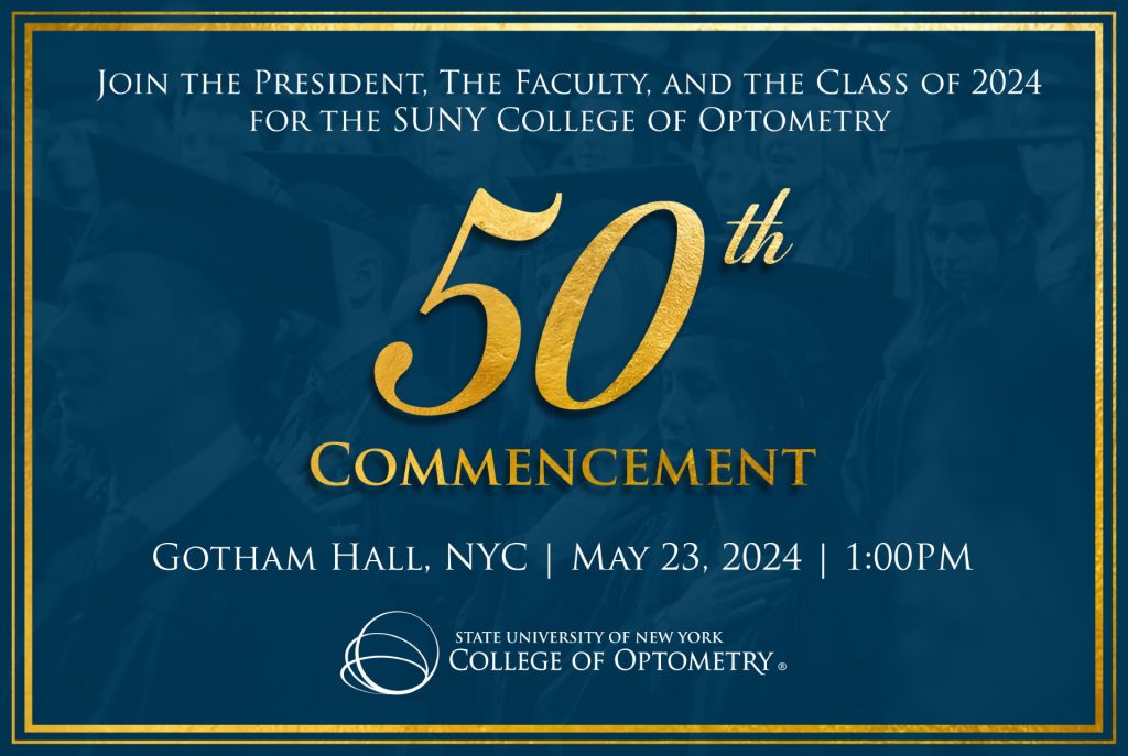 Commencement SUNY College of Optometry