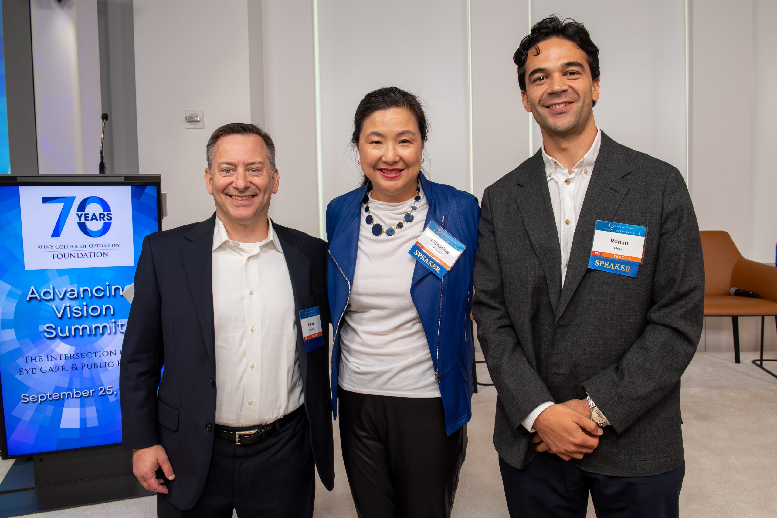 From left: Stephen DeNelsky, Co-Founder and President at Life Sciences (speaker); Christine Chang (moderator), Director at Artesian Capital; and Rohan Gray (speaker), Partner and Co-Head of VC at Artesian Capital.
