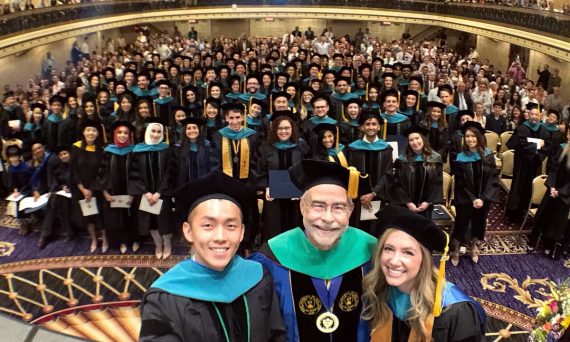 Dr. David Tai's 2018 commencement selfie