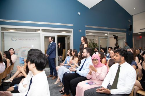 Students at White Coat Ceremony