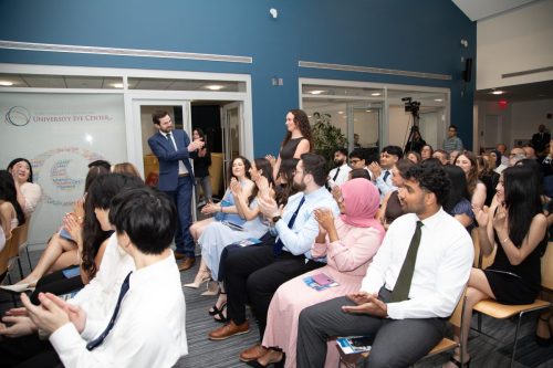 Students at White Coat Ceremony