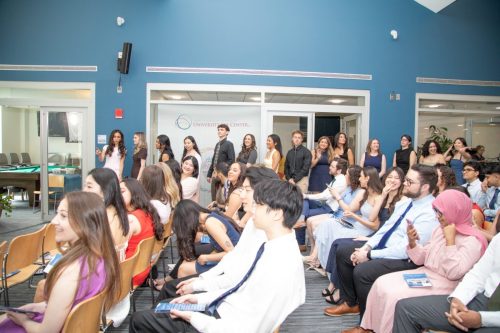 Students at White Coat Ceremony