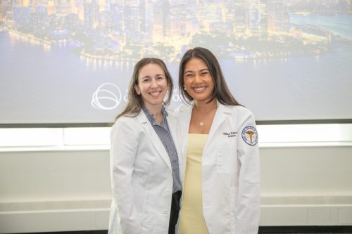 Students at White Coat Ceremony