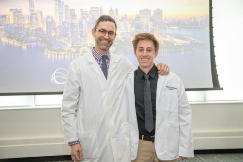 Students at White Coat Ceremony