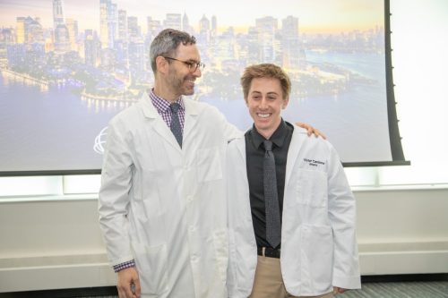 Students at White Coat Ceremony