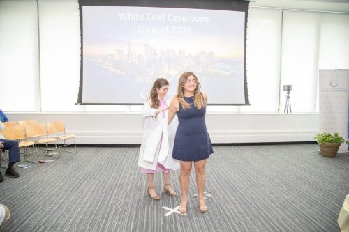 Students at White Coat Ceremony