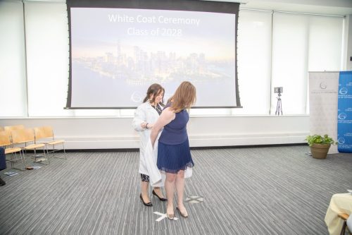 Students at White Coat Ceremony