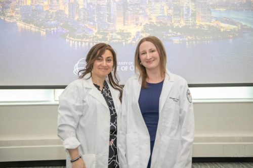 Students at White Coat Ceremony