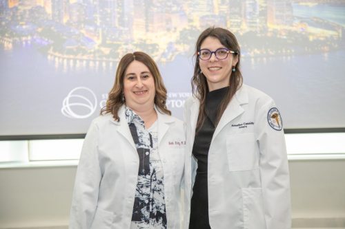 Students at White Coat Ceremony