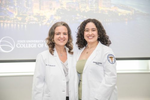 Students at White Coat Ceremony