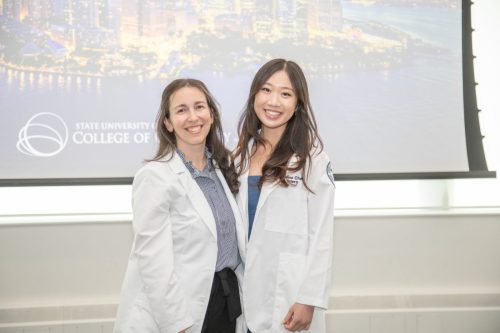 Students at White Coat Ceremony