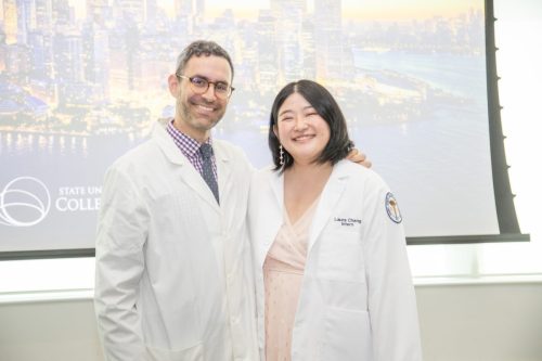 Students at White Coat Ceremony