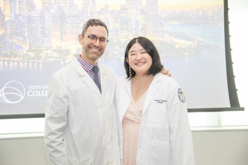 Students at White Coat Ceremony