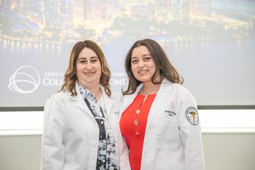 Students at White Coat Ceremony