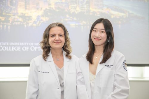 Students at White Coat Ceremony