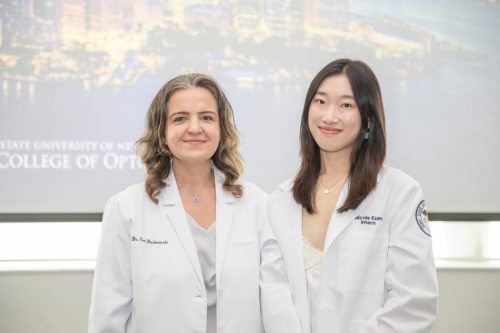 Students at White Coat Ceremony