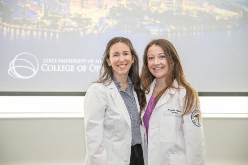 Students at White Coat Ceremony