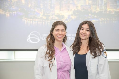 Students at White Coat Ceremony