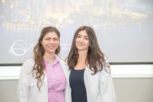 Students at White Coat Ceremony