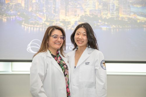Students at White Coat Ceremony