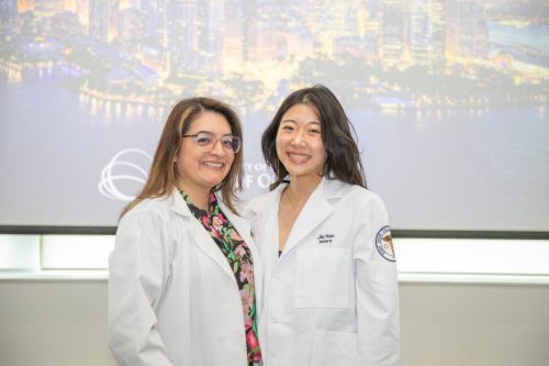 Students at White Coat Ceremony