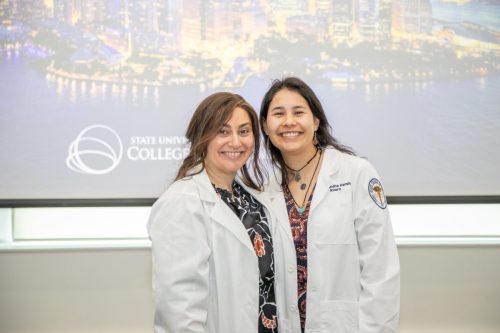 Students at White Coat Ceremony