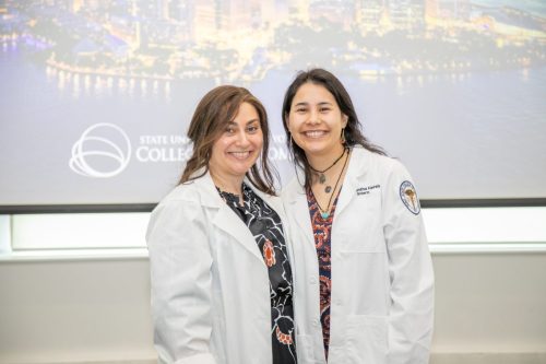 Students at White Coat Ceremony