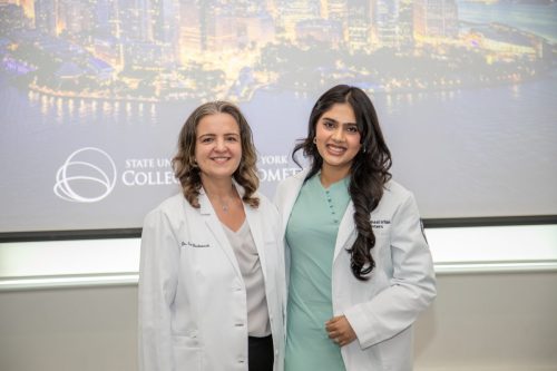 Students at White Coat Ceremony
