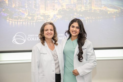 Students at White Coat Ceremony