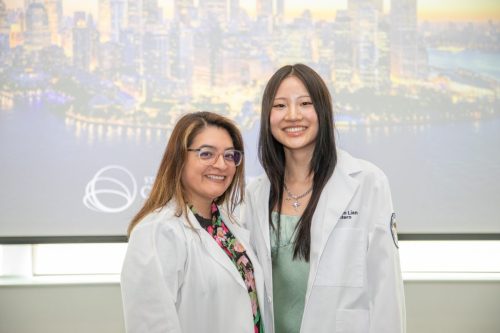 Students at White Coat Ceremony