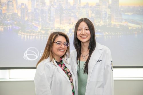 Students at White Coat Ceremony