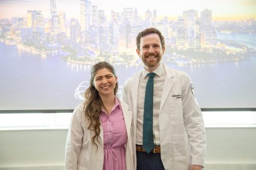 Students at White Coat Ceremony