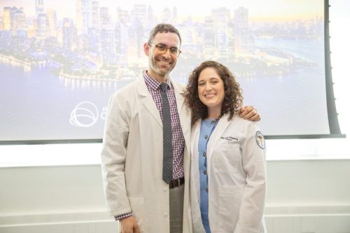 Students at White Coat Ceremony