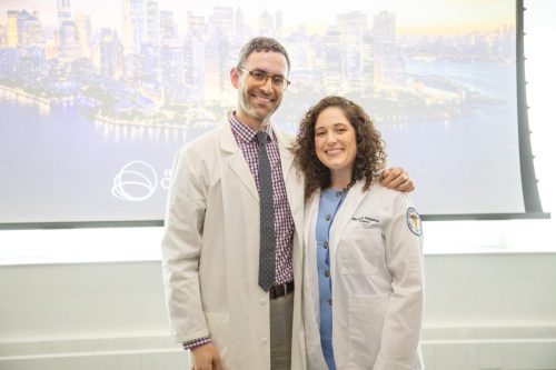Students at White Coat Ceremony