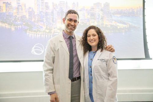 Students at White Coat Ceremony