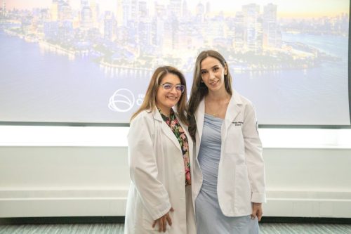 Students at White Coat Ceremony