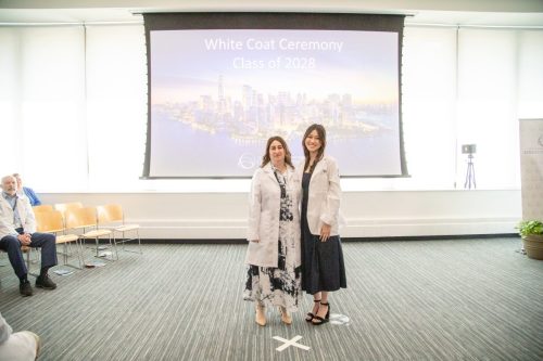 Students at White Coat Ceremony