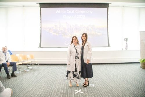 Students at White Coat Ceremony