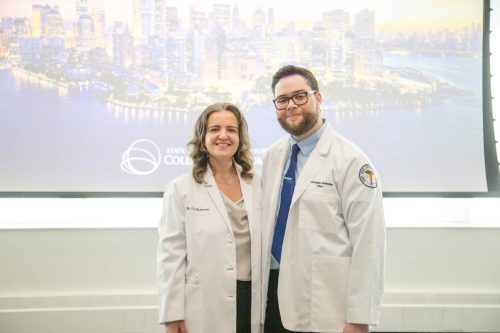 Students at White Coat Ceremony
