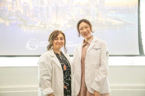 Students at White Coat Ceremony