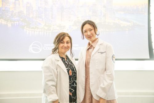 Students at White Coat Ceremony