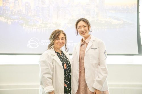 Students at White Coat Ceremony