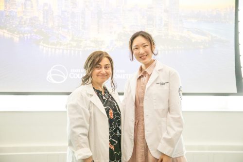 Students at White Coat Ceremony