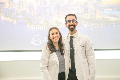 Students at White Coat Ceremony